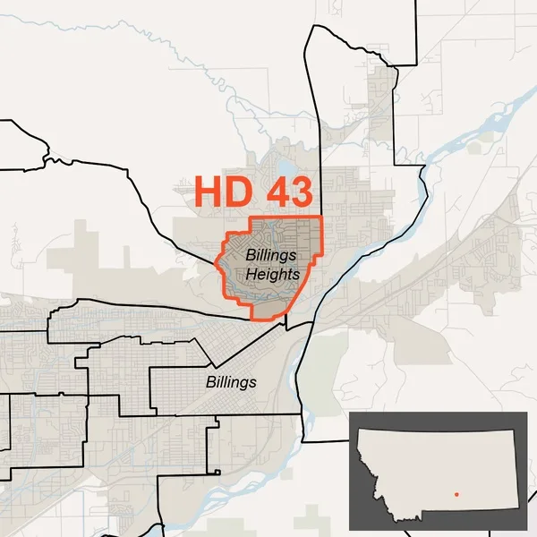 Map of HD 43