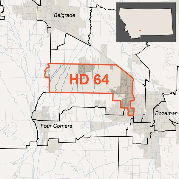 Map of HD 64