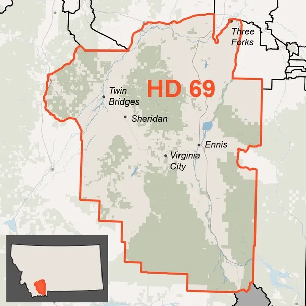 Map of HD 69
