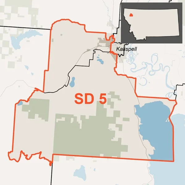Map of SD 5