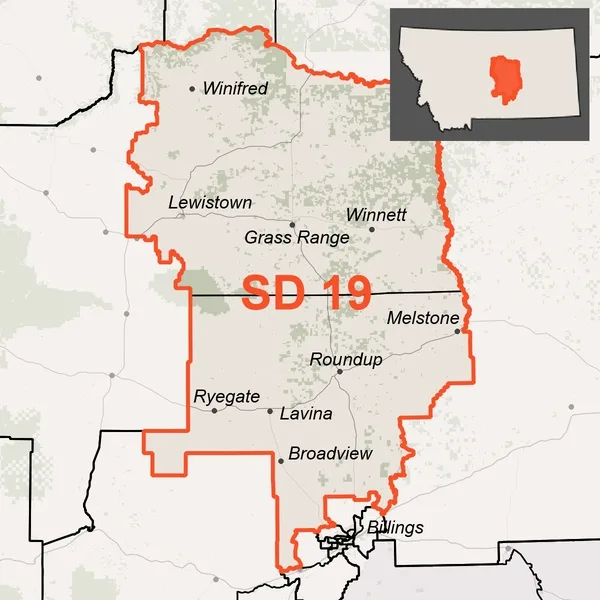 Map of SD 19