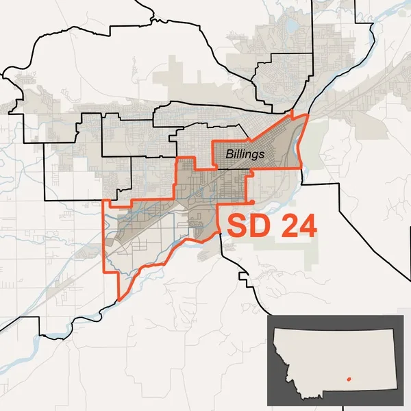Map of SD 24