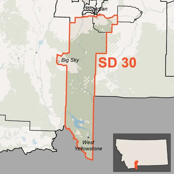 Map of SD 30