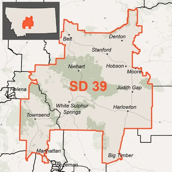 Map of SD 39